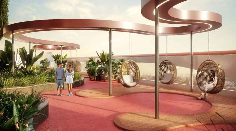 Siddha-Sky-Amenities-Hammock-Sitting-on-Rooftop-Skywalk