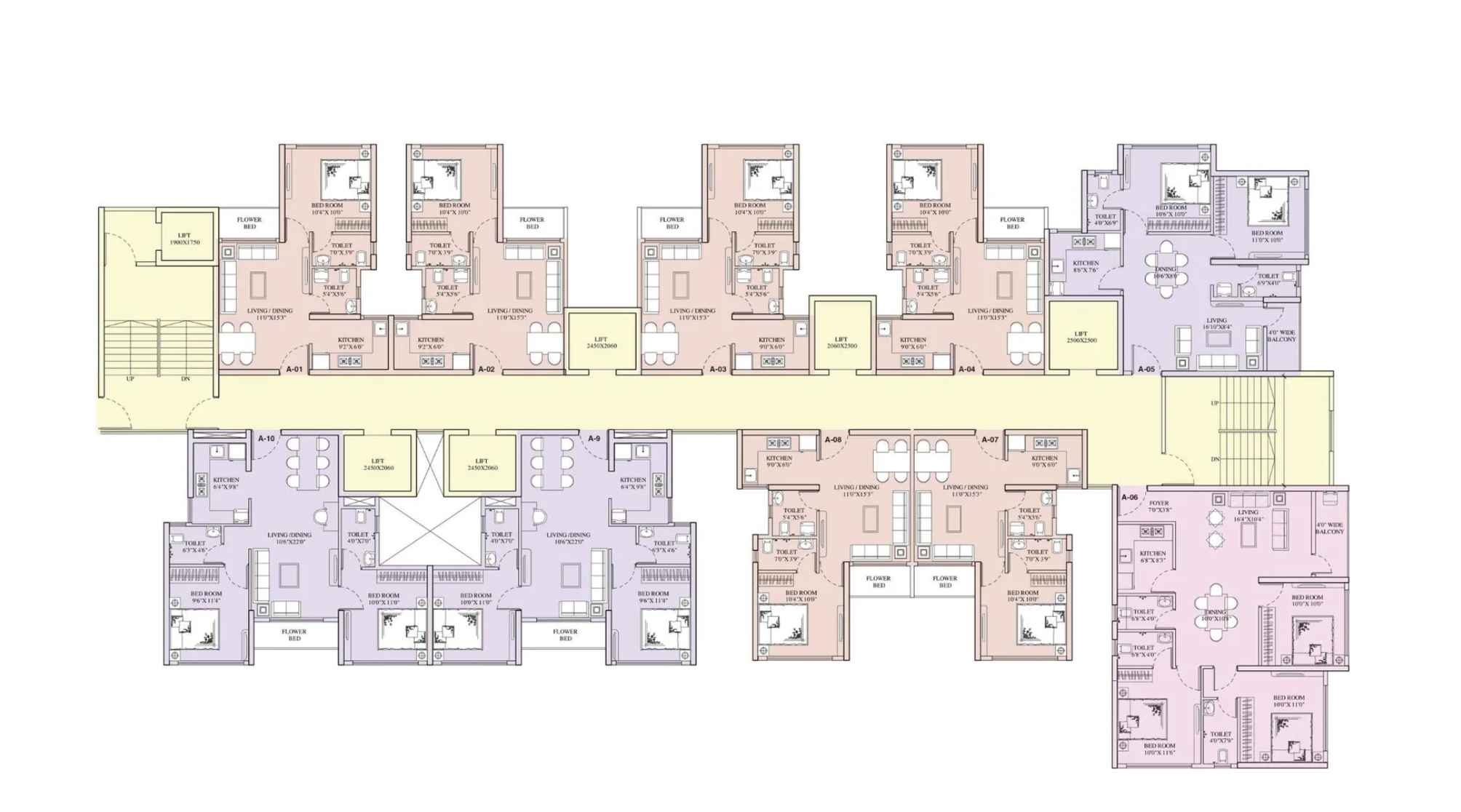Siddha-Sky-Floor-Plan-Tower-1A
