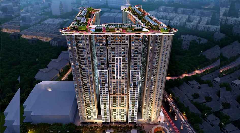 Siddha-Sky-Gallery-Elevation-Aerial-View
