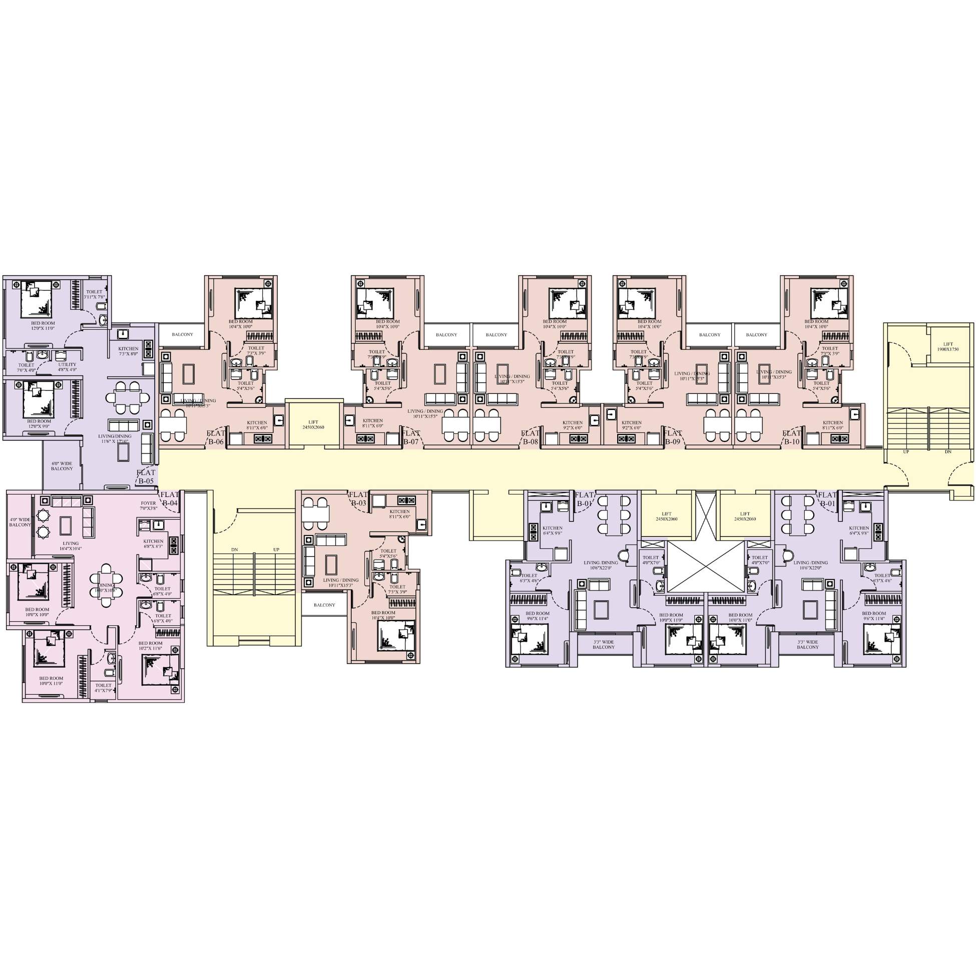 Siddha-Sky-Floor-Plan-Tower-1B