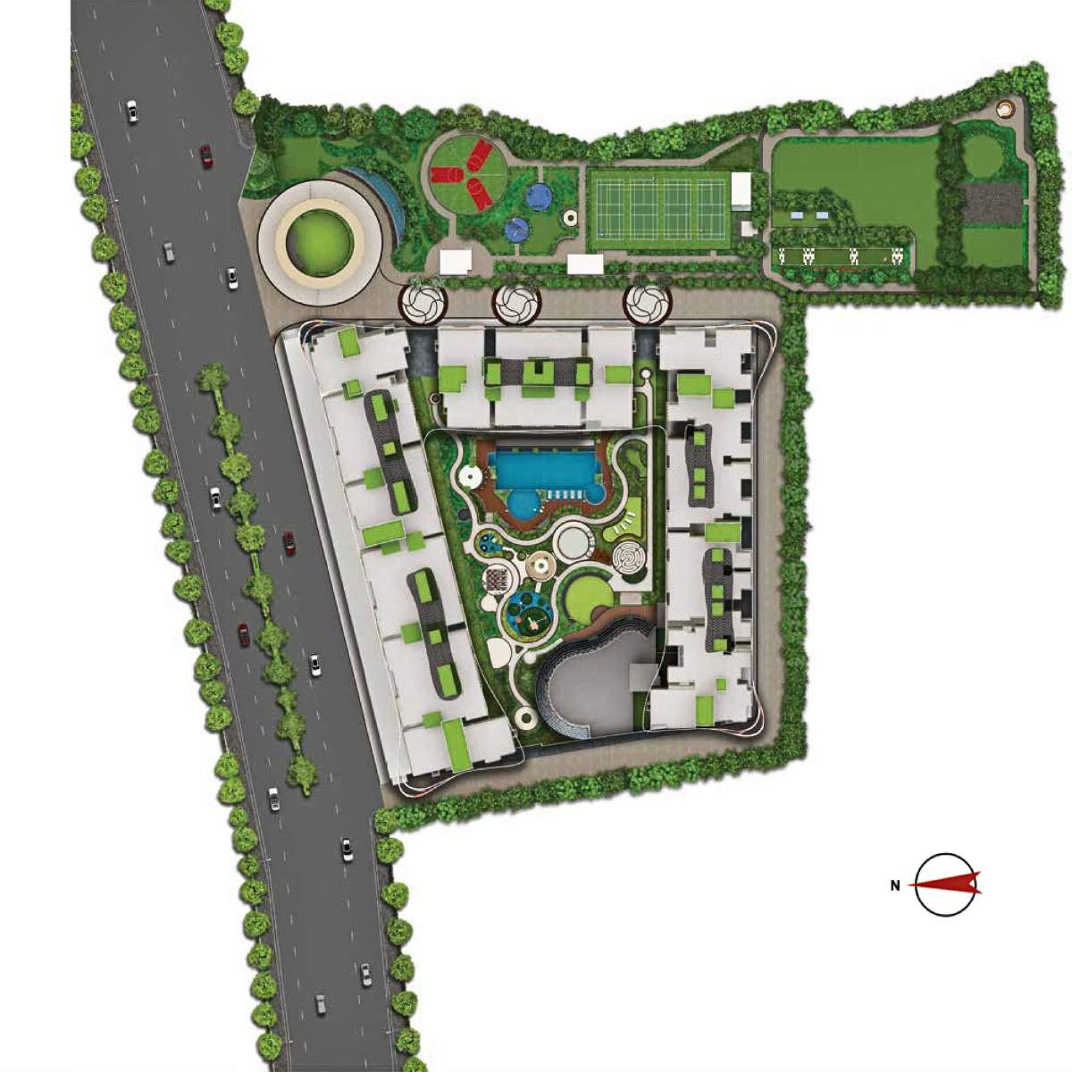 Siddha-Sky-Floor-Plan-Master-Layout